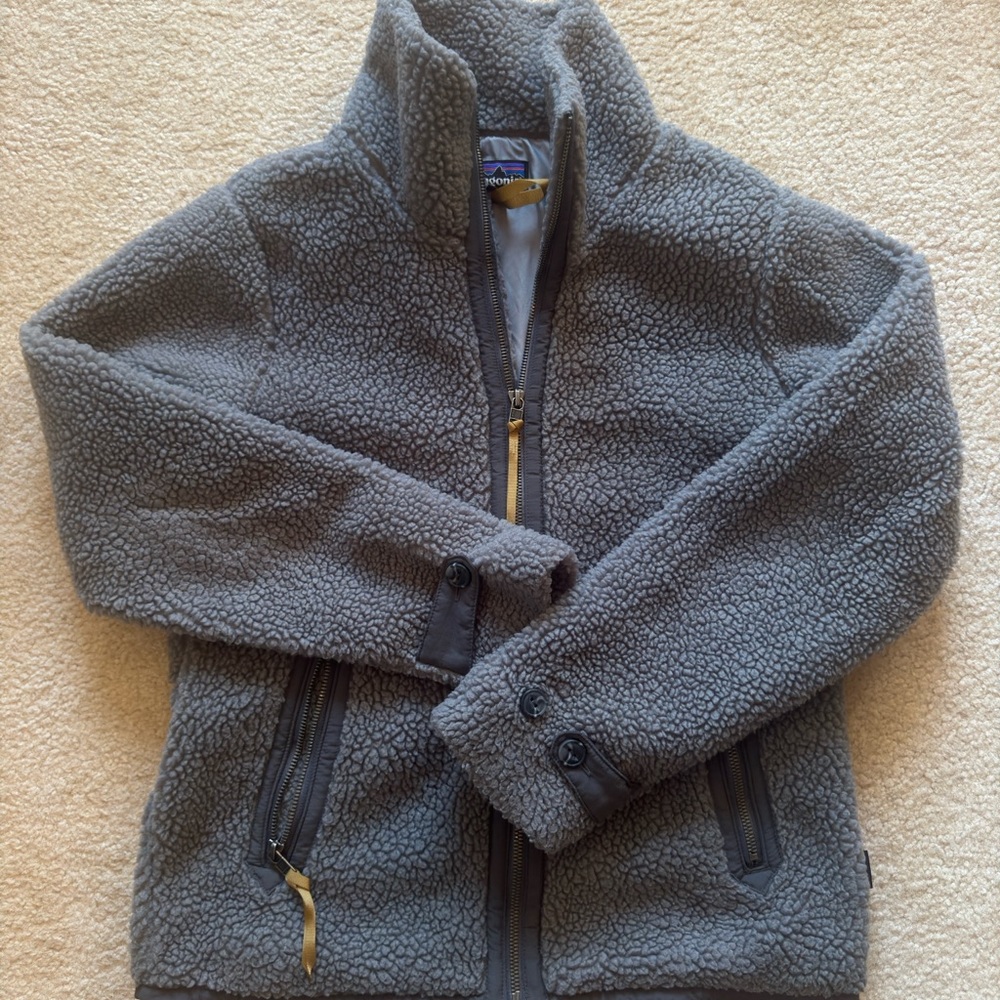 Patagonia Charcoal Fleece Jacket
